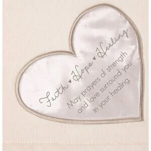 Pavilion Faith Hope Healing Royal Plush Comfort Blanket 50 in x 60 in 19514 New